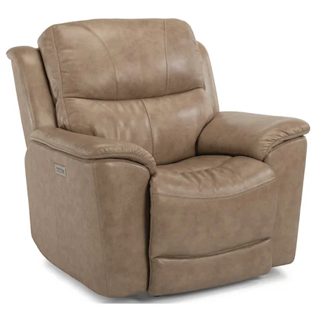 Power Lay-Flat Recliner with Power Headrest and Lumbar